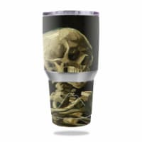 MightySkins OZTUM30-Skull With Cigarette Skin for Ozark Trail 30 oz Tumbler - Skull with Ciga