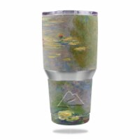 MightySkins OZTUM30-Water Lilies Skin for Ozark Trail 30 oz Tumbler - Water Lilies