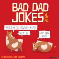 Willow Creek Press Bad Dad Jokes 2024 Wall Calendar Perspective: Main