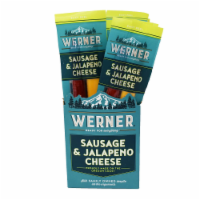 Werner Sausage & Jalapeno Cheese Sticks - Pack of 12