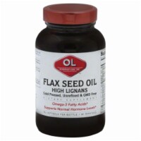 Olympian Labs Flax Seed Oil High Lignans Dietary Supplement Softgels 3000mg