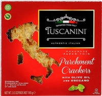 Tuscanini Handmade Paper-thin Parchment Crackers with Olive Oil and Oregano Perspective: Main