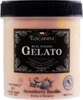 Tuscanini Real Italian Strawberry Banana Gelato Pint Perspective: Main