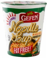 Gefen Fat Free Instant Vegetable Flavored Noodle Soup Perspective: Main