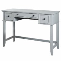 Furniture Vista Wood Vanity Desk in Vintage Gray-Crosley