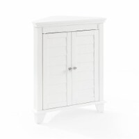 Crosley Lydia 2 Door Corner Storage Cabinet in White
