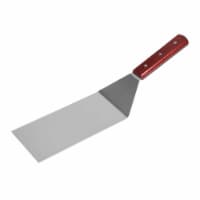 Crestware WHT84 8 x 4 in. Wood Handle Turner, Black & Gray
