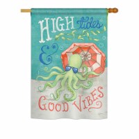 Breeze Decor BD-NA-H-107062-IP-BO-DS02-US 28 x 40 in. Octopus Good Vibes Coastal - Everyday N