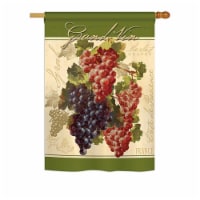 Breeze Decor BD-FT-H-117041-IP-BO-DS02-US Red & Purple Grapes Food - Everyday Fruits Impressi