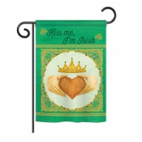 Breeze Decor BD-SA-G-102057-IP-BO-DS02-US 13 x 18.5 in. Kiss Me, I am Irish Spring - Seasonal