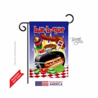 Breeze Decor 56071 Summer Bar B Que 2-Sided Impression Garden Flag - 13 x 18.5 in.