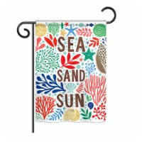 Breeze Decor BD-NA-G-107065-IP-BO-DS02-US 13 x 18.5 in. Sea Sand Sun Coastal - Everyday Nauti