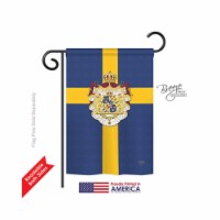 Breeze Decor 58091 Sweden 2-Sided Impression Garden Flag - 13 x 18.5 in.