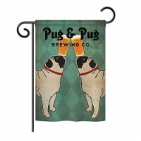 Breeze Decor BD-PT-G-110111-IP-BO-DS02-US 13 x 18.5 in. Pug & Pug 