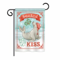 Breeze Decor BD-XM-G-114154-IP-BO-DS02-US Sealed with a Kiss Winter - Seasonal Christmas Impr