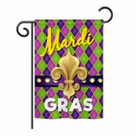 Breeze Decor BD-MG-G-118010-IP-BO-DS02-US Mardi Gras Fleur De Lys Spring - Seasonal Mardi Gra
