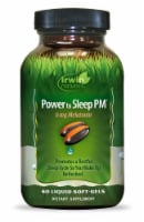 Irwin Naturals® Power to Sleep PM® Melatonin Liquid Soft-Gels 6mg Perspective: Main