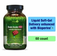 Irwin Naturals® Brain Awake RED™ Dietary Supplement Liquid Soft-Gels Perspective: Main