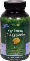 Irwin Naturals High Potency D3 & K2 Complex Softgels