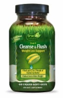 Irwin Naturals 2-IN-1 Cleanse & Flush Weight Loss Support Liquid Soft-Gels
