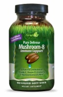 Irwin Naturals Pure Defense Mushroom-8 Immune Support Liquid Soft-Gels
