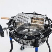 Zenport 860022 Uncle Roast Automatic Rotisserie BBQ Grill