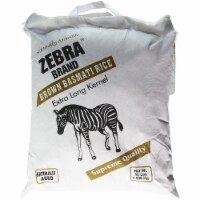 Zebra - Naturally Aromatic Brown Basmati Rice Extra Long Kernel - 10 lbs