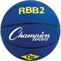 Champion Sports RBB2BL 27.5 in. Pro Rubber Basketball, Royal Blue