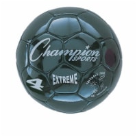 Champion Sports CHSEX4BK 4 Size Extreme Series Soccer Ball - Black