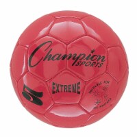 CHAMPION Soccer Ball Size 5 Composite Red EX5RD