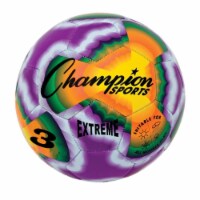 Champion Sports EXTD3 Extreme Tie Dye Soccer Ball - Size 3