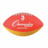 Champion Sports WF31 3 lbs Official Size Football Trainer,Black & Green