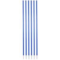 Champion Sports CS6BL Coaching Stick Set, Royal Blue - Set of 6