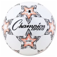 Champion Sport VIPER4 VIPER Soccer Ball- Size 4- White