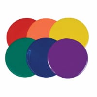 Extra Large Poly Marker Set, 12" Diameter, Assorted Colors, 6 Spots/Set XLMSPSET