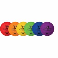 Champion Sports RSPFSET Rhino Skin Pebble Tek Soccer Ball Set, Multicolor - Set of 6