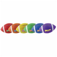 Champion Sports SQFSET Rhino Skin Super Squeeze Football Set, Multicolor - Set of 6