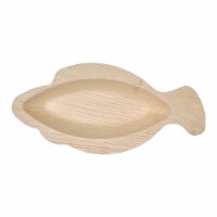 9  Fish Natural Palm Leaf Eco-Friendly Disposable Trays (100 Trays)
