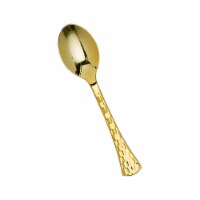 Shiny Gold Glamour Cutlery Disposable Plastic Spoons (600 Spoons)
