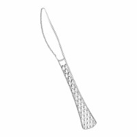 Shiny Silver Glamour Cutlery Disposable Plastic Knives (600 Knives)