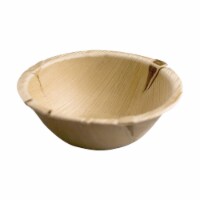 6  Round Palm Leaf Eco Friendly Disposable Soup Bowls (100 Bowls)