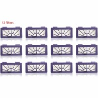 Nispira Vacuum Cleaner Filter for Neato Robotic Pet & Allergy XV-21 945-0048 , 12 PK
