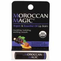 Moroccan Magic® Organic Argan & Essential Oil Elderberry & Manuka Honey Lip Balm Perspective: Main