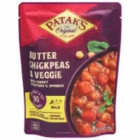 Patak's Indian Mild Butter Chickpea and Veggie Meal Perspective: Main
