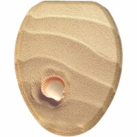 Sanilo 193 Elongated Soft Close Lid Molded Wood Adjustable Toilet Seat, Clam