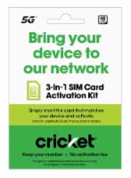 Cricket Wireless SIM Card Kit Perspective: Main