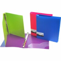 Filexec 50162-6497 3 Ring Binder 1  Capacity Opaque Letter Size 1 Unit 4 Count