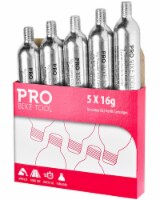 PRO BIKE TOOL 16g Threaded 5 Pack CO2 Cartridges