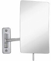 Hamilton Hills 3x Wall Mounted Chrome Polished Stainless Steel Rectangular Mirror