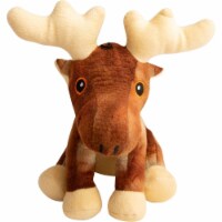 SnugArooz 712038 6 in. Marty Moose Dog Toy, Brown